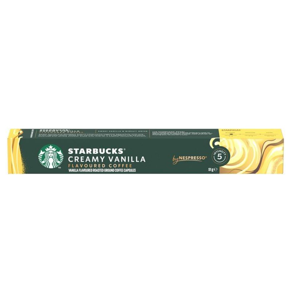 Starbucks Creamy Vanilla Flavoured Coffee 10 Caps - main (0)