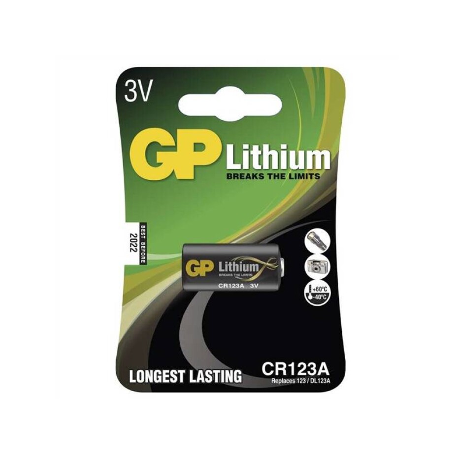 GP CR123A, blistr 1ks (B1501) - main (0)