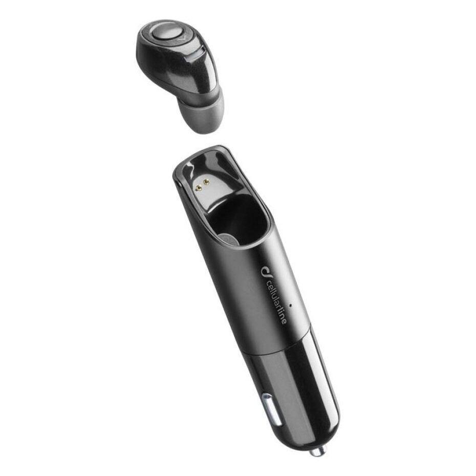 CellularLine Mini se základnou, 2x USB (BTCARMINIK) černé - main (0)