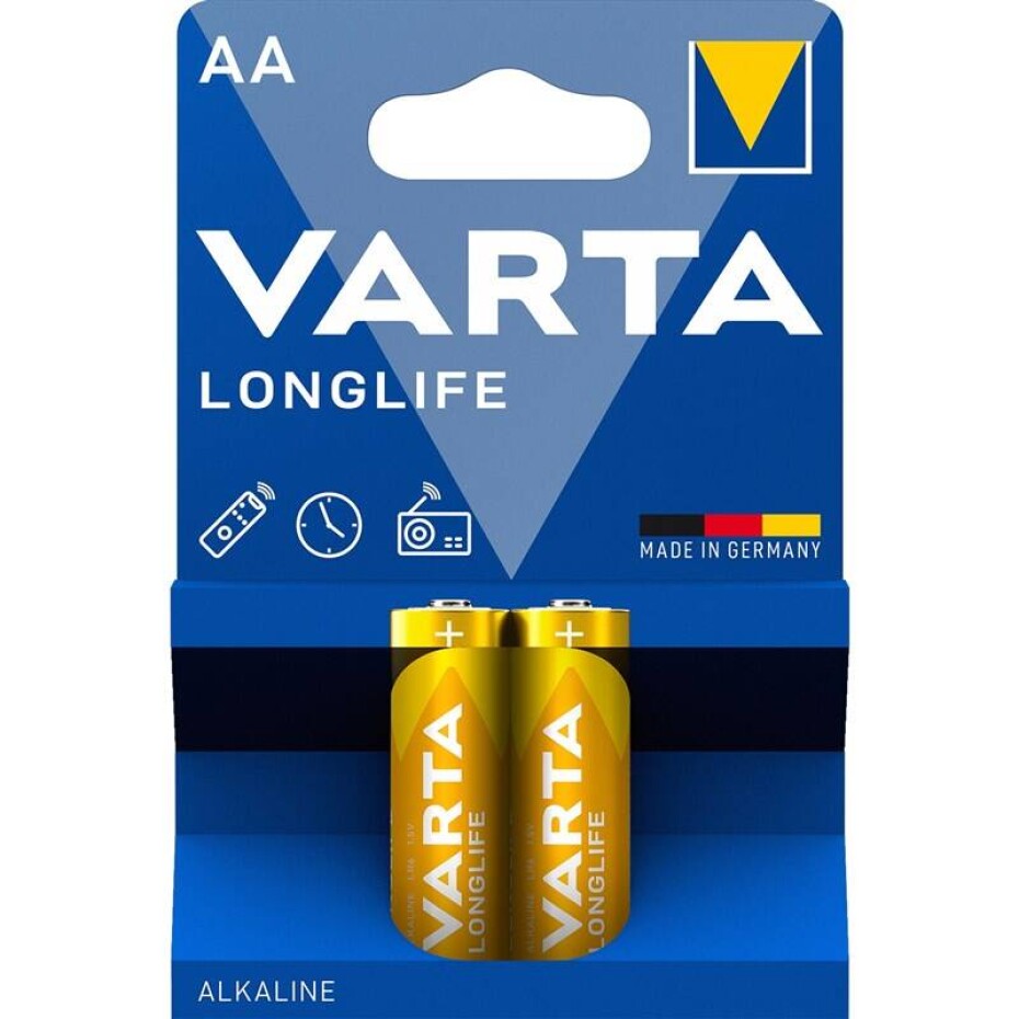 Varta Longlife AA, LR06, blistr 2ks (4106101412) - main (0)