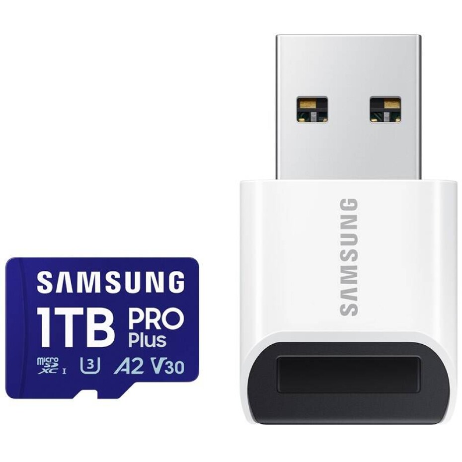 Samsung Micro SDXC PRO Plus 1TB UHS-I U3 (180R/130W) + USB adaptér (MB-MD1T0SB/WW) - main (0)