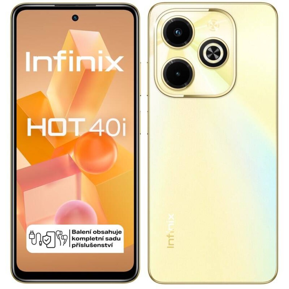 Infinix Hot 40i 8 GB / 256 GB (X6528B256GO) zlatý - main (0)