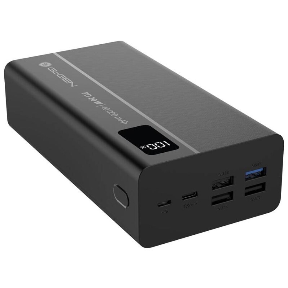 GoGEN PB400001 40000 mAh, USB-C PD 20W (PB400001B) černá - main (0)