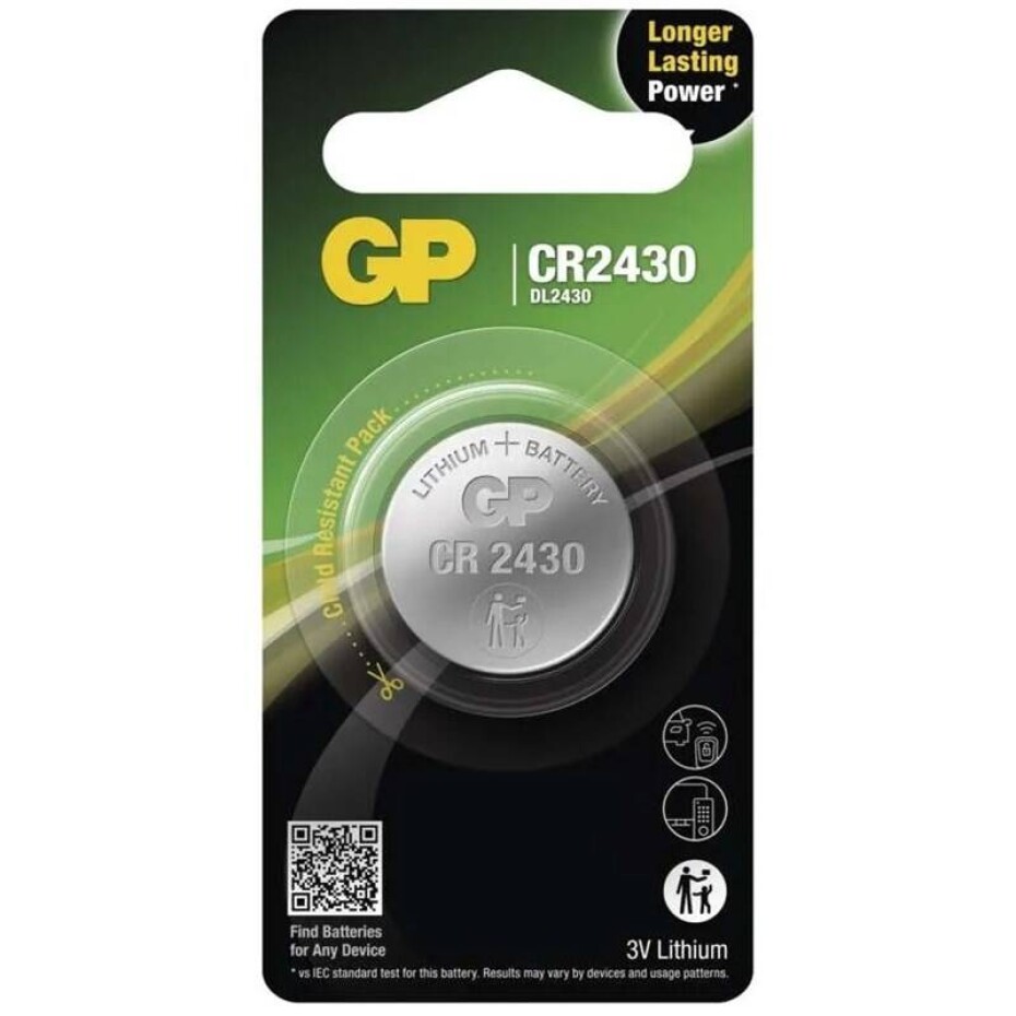 GP CR2430, blistr 1ks (B15301) - main (0)
