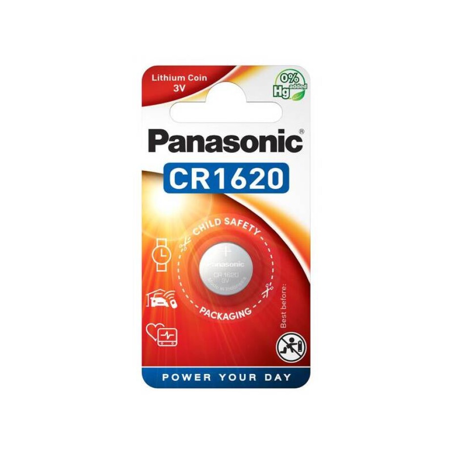 Panasonic CR1620, blistr 1ks (CR-1620EL/1B) - main (0)