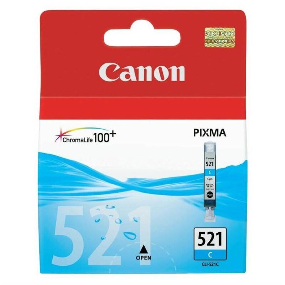 Canon CLI-521C, 530 stran (2934B001) azurová - main (0)