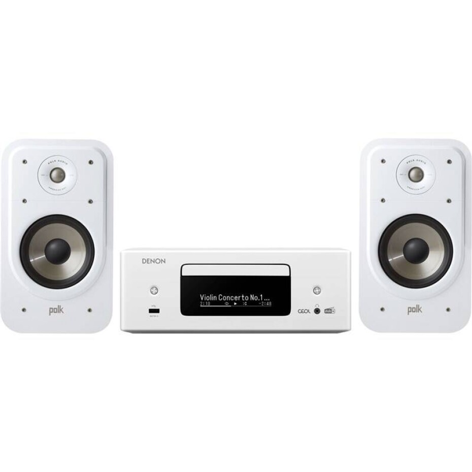 Denon RCD-N12 DAB CEOL + repro Polk Signature S20 ELITE bílý - main (0)