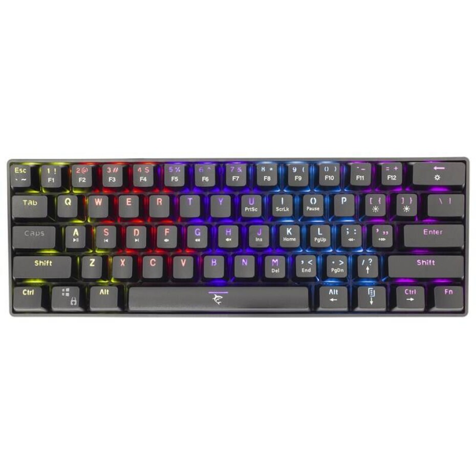 White Shark SHINOBI, US layout, Blue Switch (SHINOBI-B-US-BLUE.SW) černá - main (0)