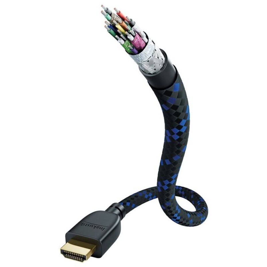 InAkustik Premium II, HDMI 2.1 Ultra High Speed, délka 2m (00423520) černý/modrý - main (0)