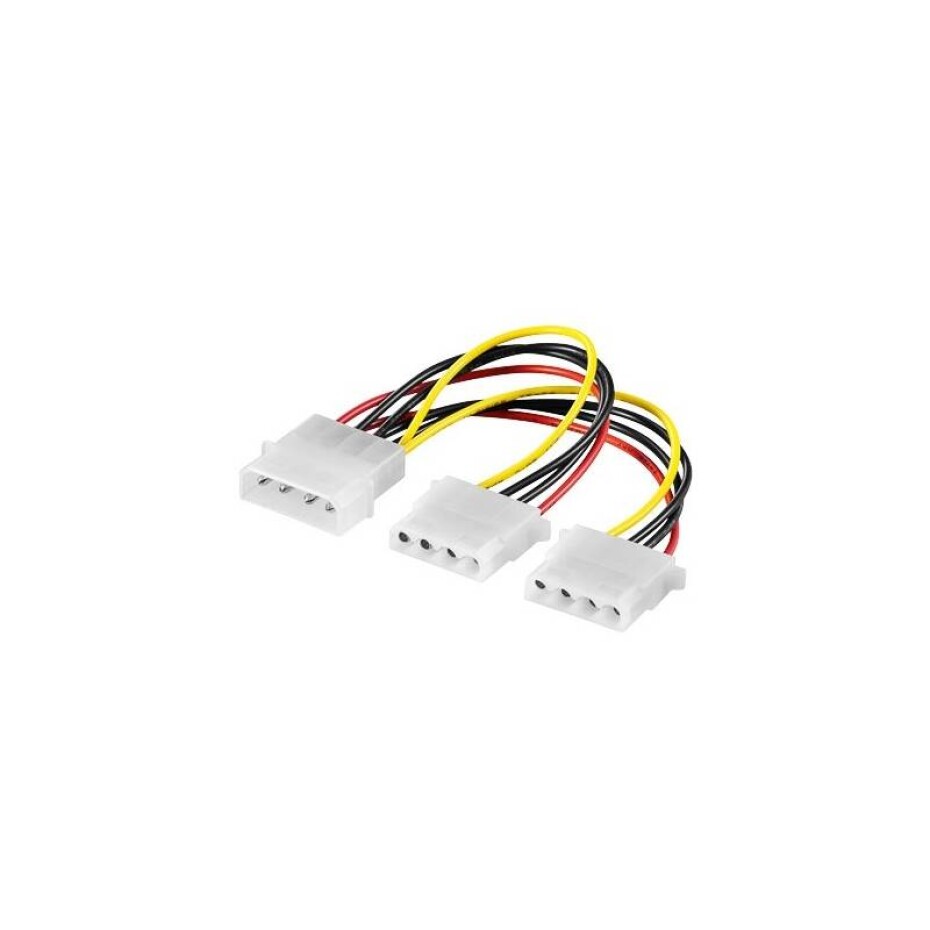 PremiumCord napájecí HDD 5,25”-2x5,25” (kn-1) - main (0)