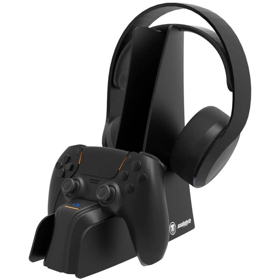 SnakeByte Dual Charge 5 & Headset Stand, PS5 (SB918636) černá - main (0)