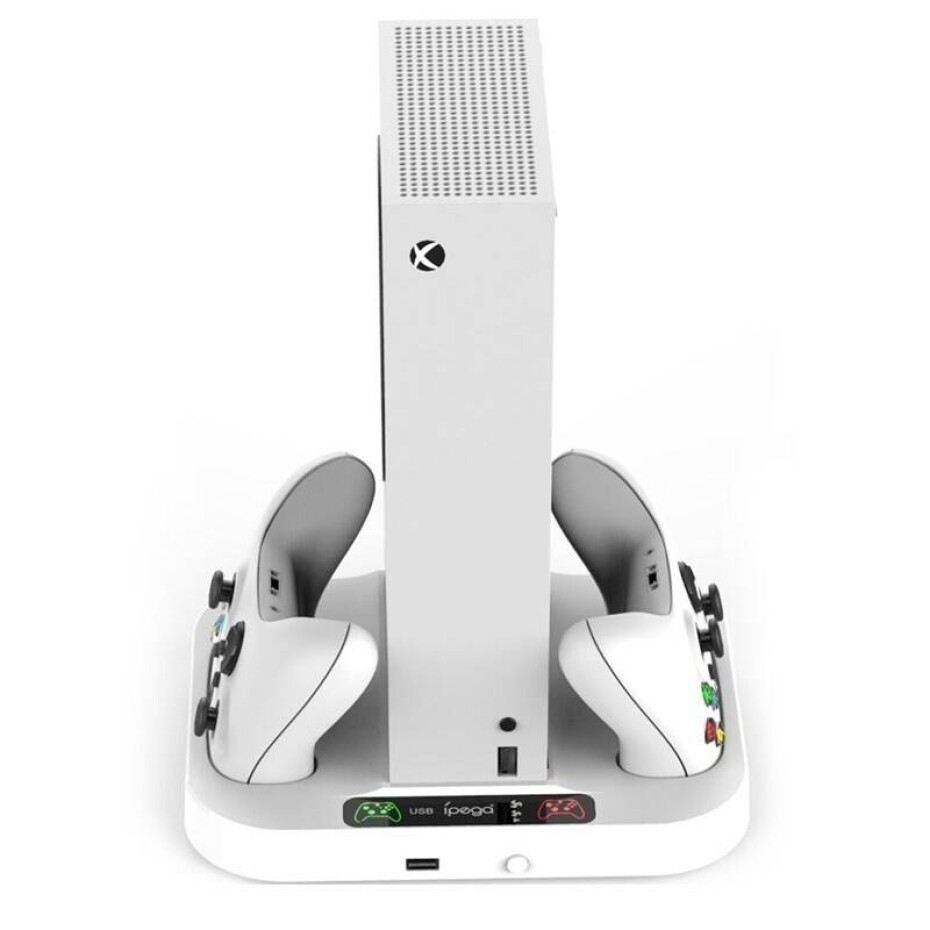 iPega XBS012 s chlazením pro Xbox + 2ks Baterie bílá - main (0)