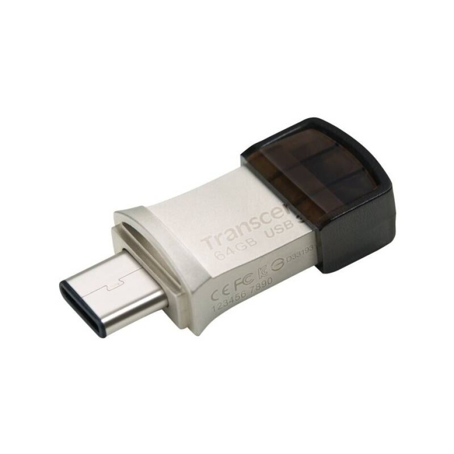 Transcend JetFlash 890 64GB (TS64GJF890S) stříbrná - main (0)