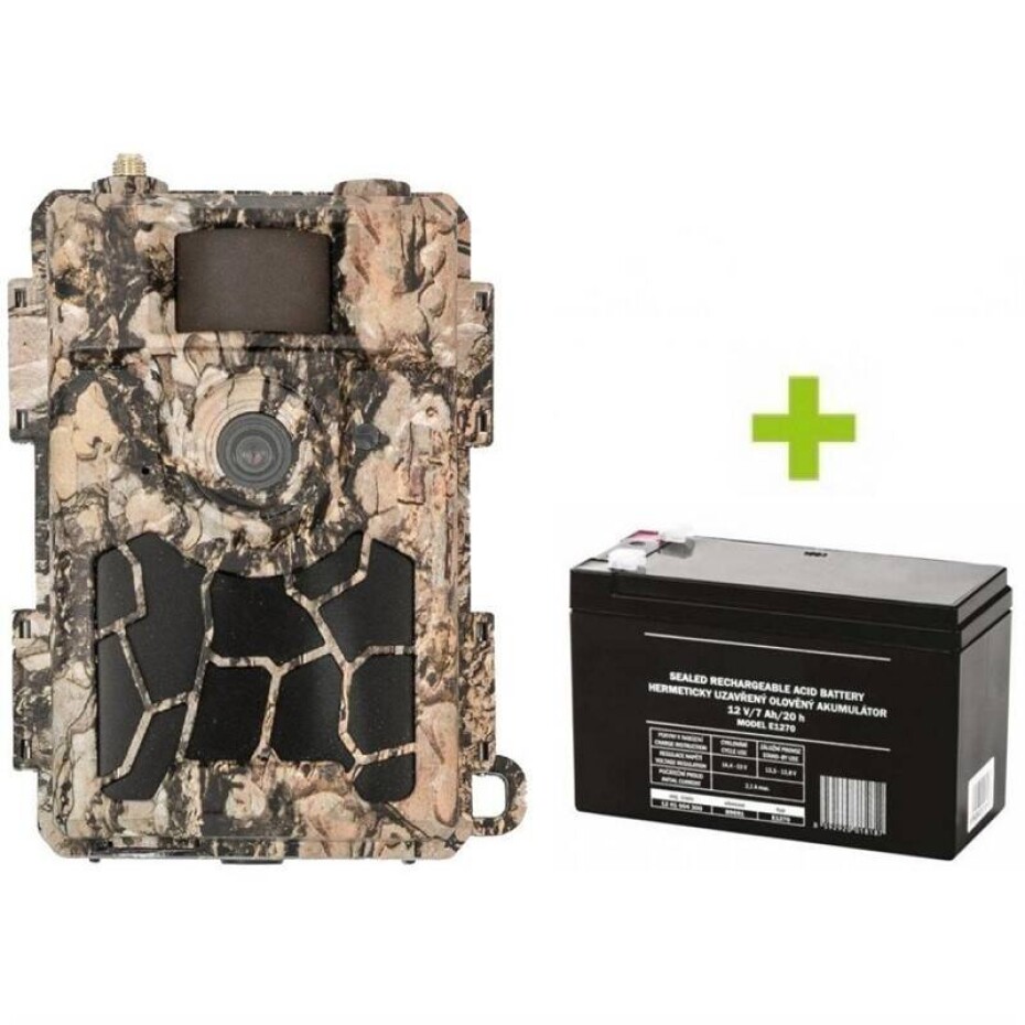 OXE Spider 4G + externí akumulátor zelená/hnědá - main (0)