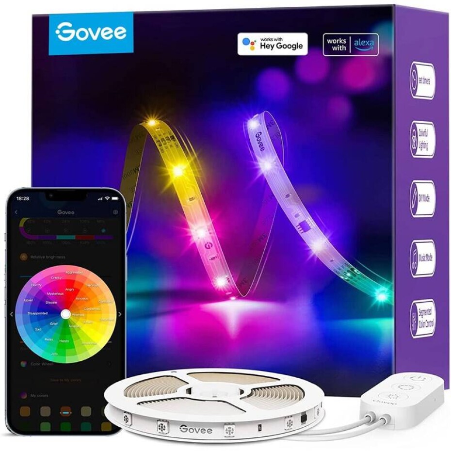 Govee WiFi RGBIC PRO Smart, 10m (H618C3D1) - main (0)