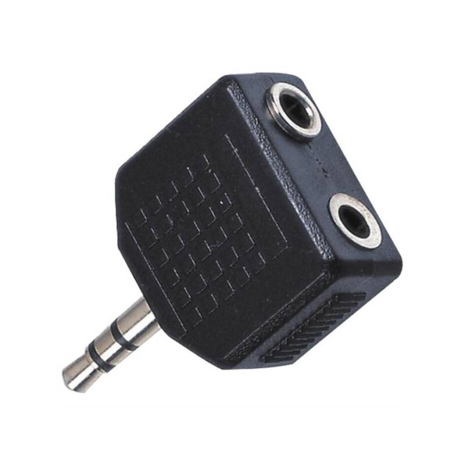 AQ stereo 3,5 mm jack / 2x 3,5 mm jack M/F (xaqcaa404) - main (0)