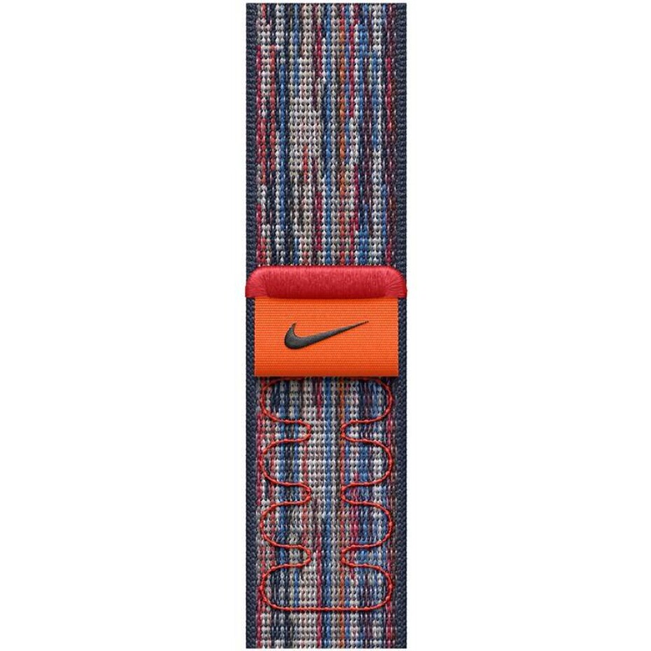 Apple 42mm modro-červený Nike provlékací sportovní řemínek (MXU03ZM/A) - main (0)