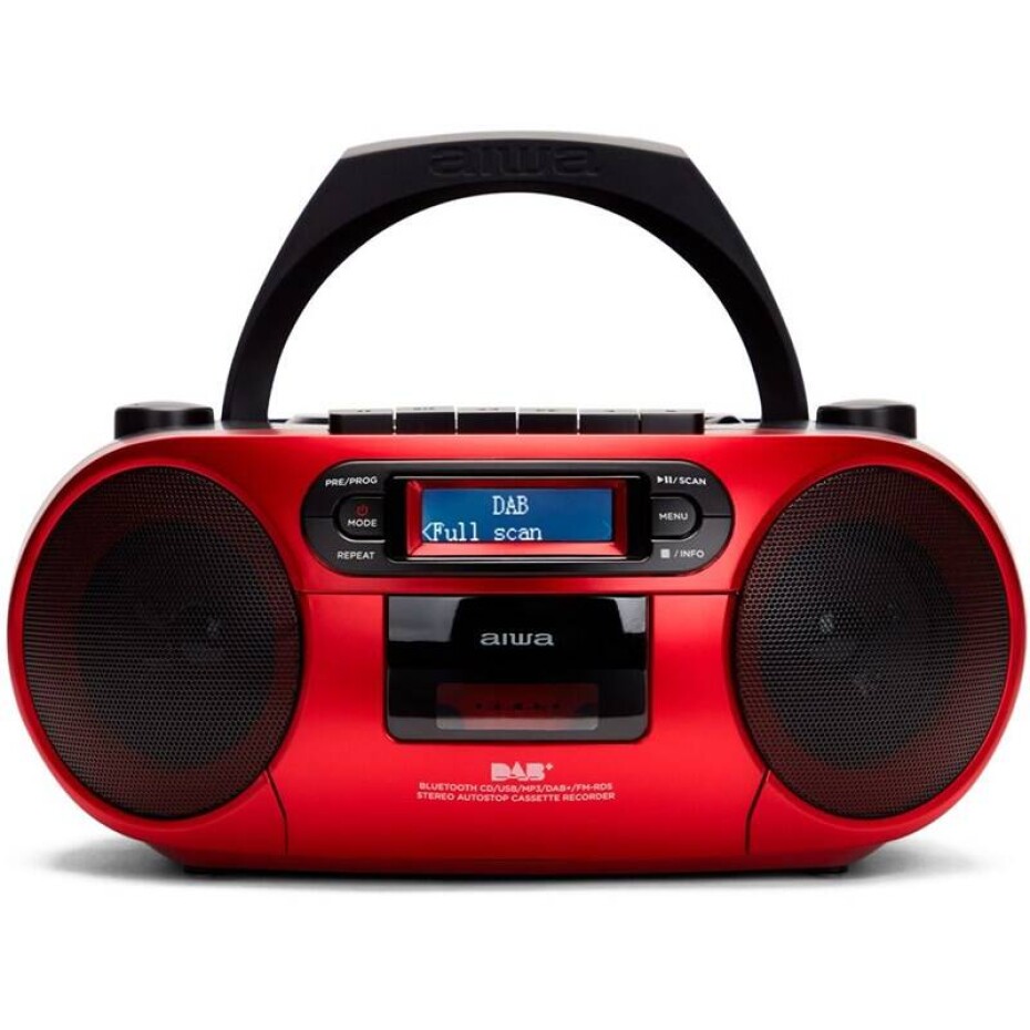 Radiomagnetofon s DAB+/CD AIWA BBTC-660DAB červený - main (0)