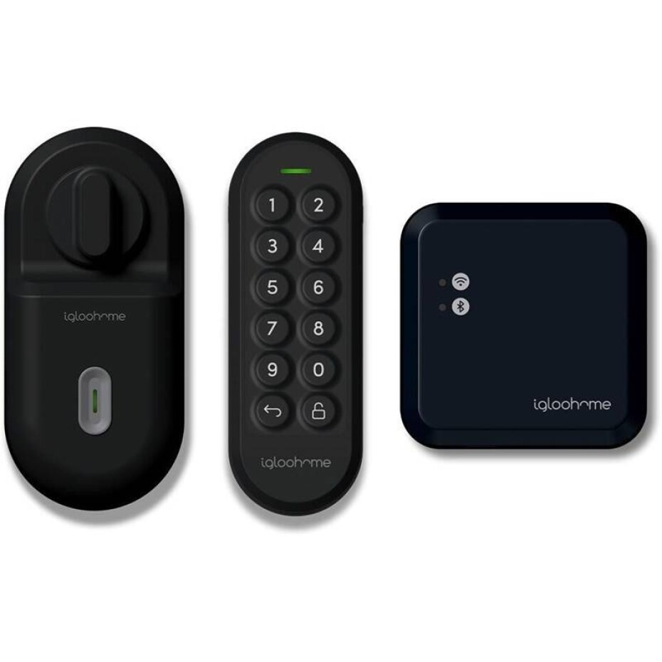 Igloohome Retrofit Lock + Keypad + Wi-Fi Bridge (OE1 + EK1 + EB1) černý - main (0)