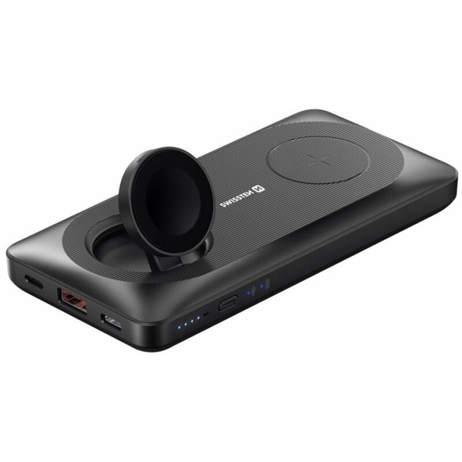 Swissten 10 000 mAh, 2v1 Apple Watch a MagSafe (22013973) černá - main (0)