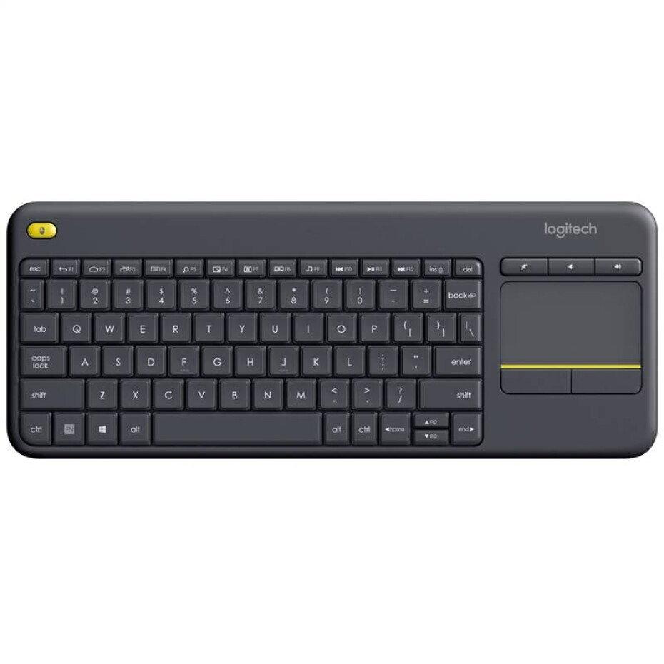 Logitech Wireless K400 Plus, CZ/SK (920-007151) černá - main (0)