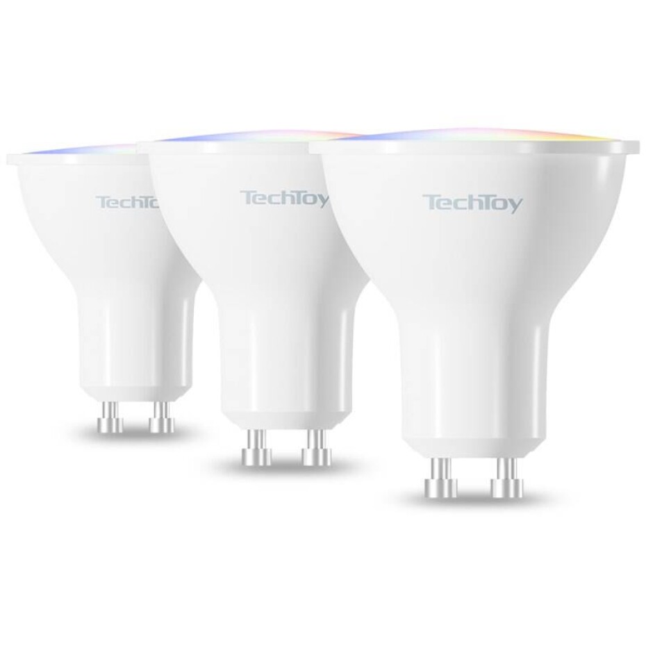 TechToy RGB, 4.7W, GU10, ZigBee, 3ks (TSL-LIG-GU10ZB-3PC) - main (0)