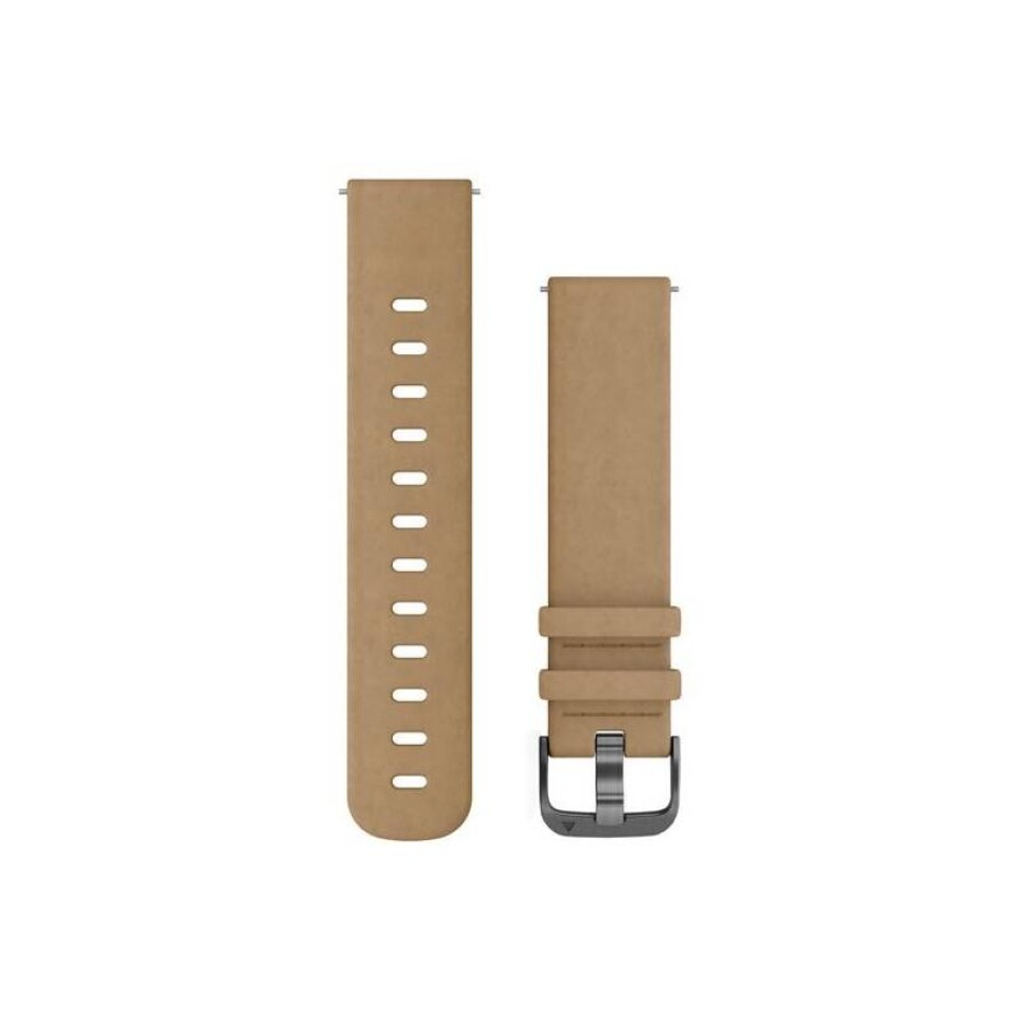 Garmin Quick Release 20mm, semišový béžový, tmavá přezka (010-12691-04) - main (0)