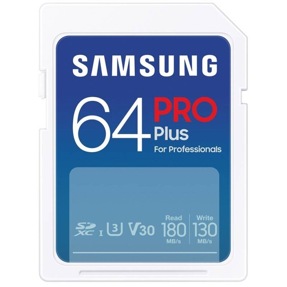 Samsung SDXC PRO Plus 64GB (180R/130W) (MB-SD64S/EU) - main (0)