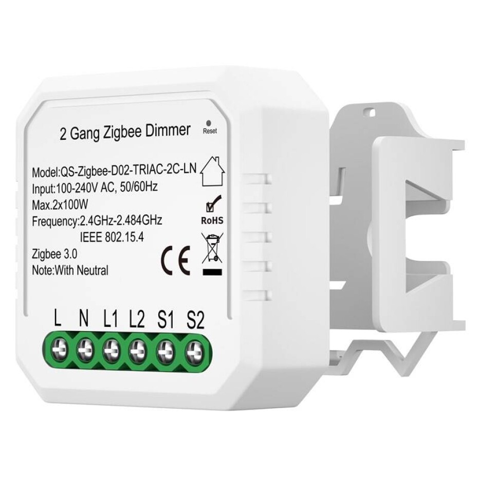 IMMAX NEO SMART kontroler stmívatelný V5 2-tlačítkový Zigbee 3.0, TUYA (07520L) - main (0)