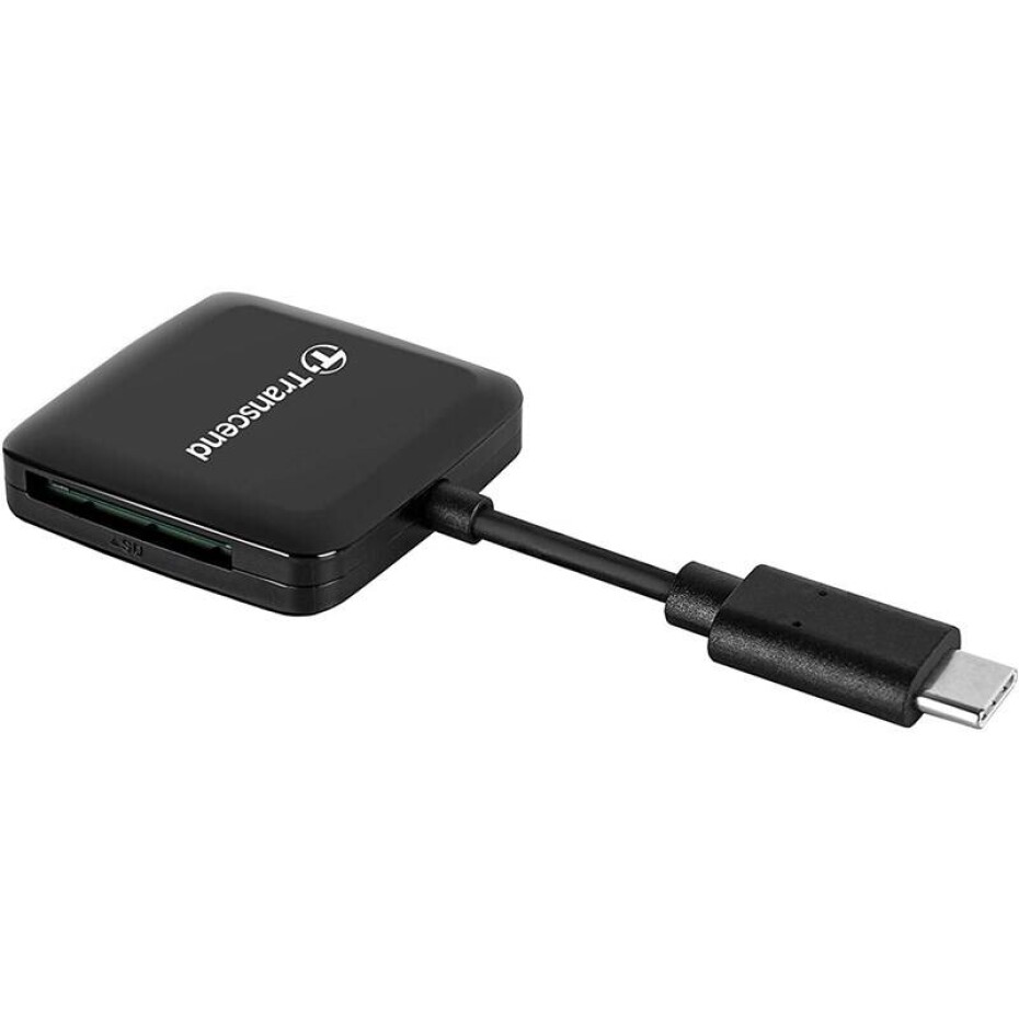 Transcend RDC3 USB-C/SDHC, SDXC (UHS-I), microSDHC, microSDXC (UHS-I) (TS-RDC3) černá - main (0)
