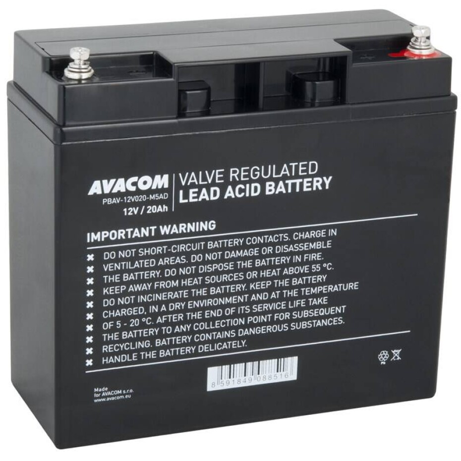 Avacom 12V 20Ah M5 DeepCycle (PBAV-12V020-M5AD) - main (0)