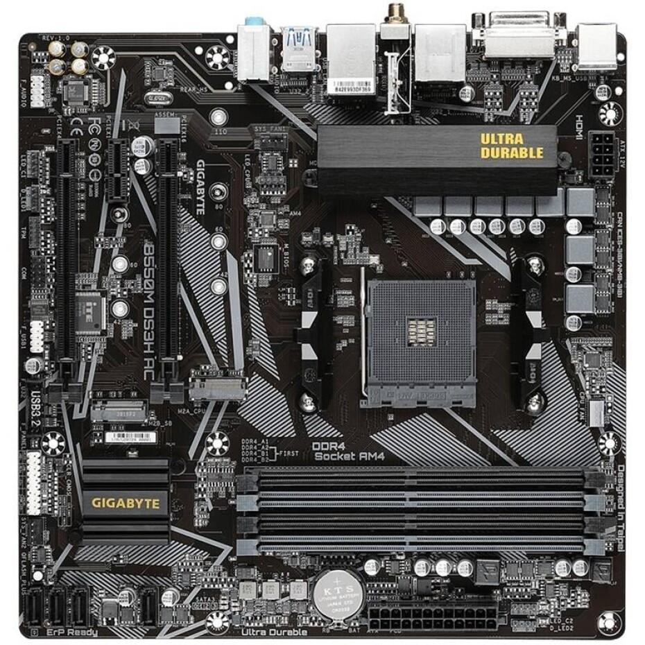Gigabyte B550M DS3H AC (B550M DS3H AC) - main (0)