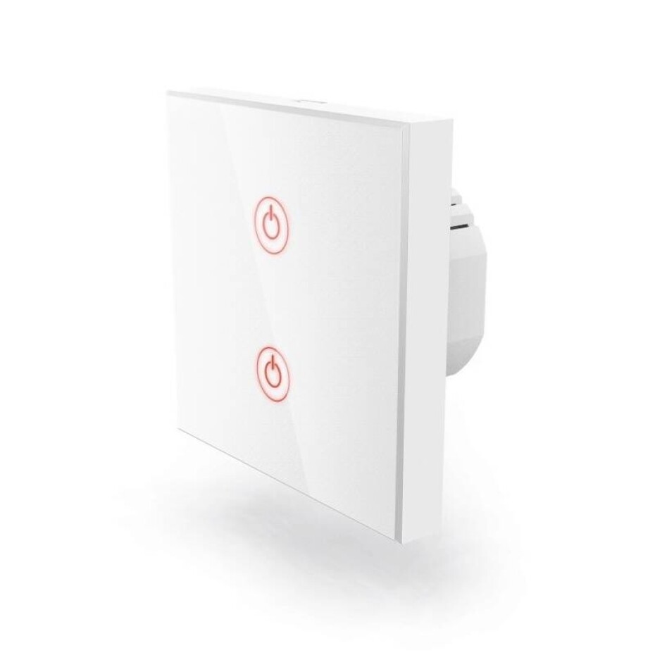 Hama WiFi, dotykový, vestavný, dvojitý - bílý - main (0)