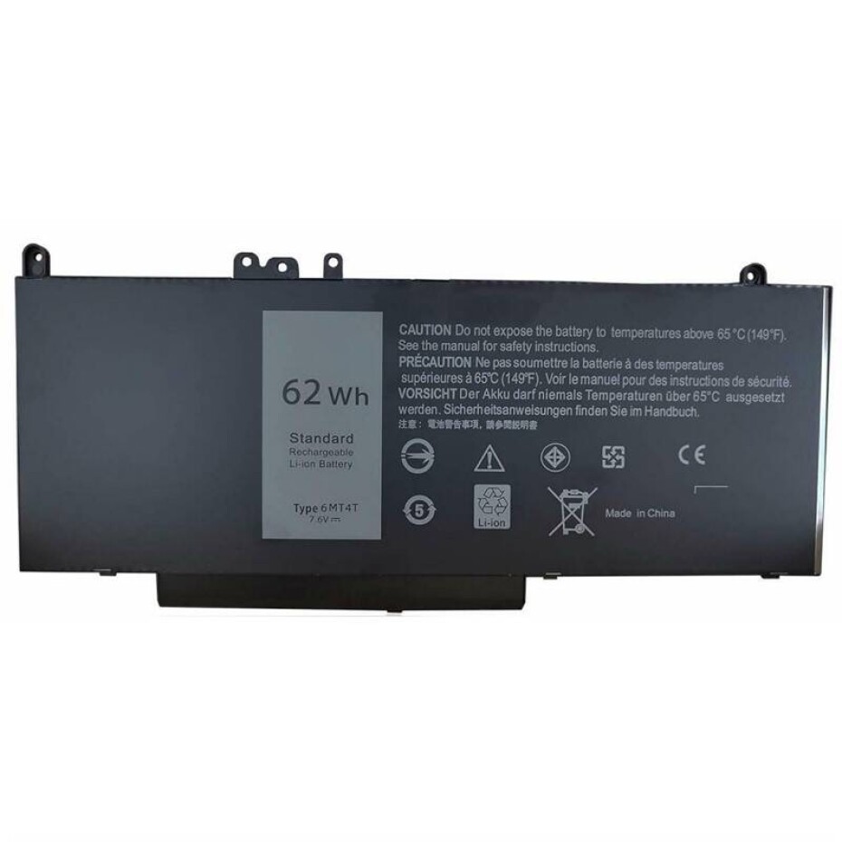 Dell 4-cell 62W/HR Li-ion pro Latitude E5270, E5470, E5570 (451-BBUQ) - main (0)