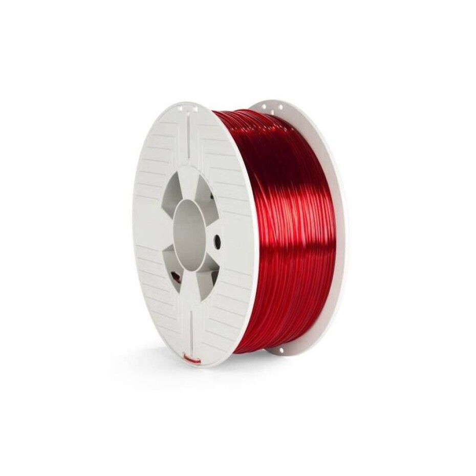 Verbatim PET-G 1,75 mm pro 3D tiskárnu, 1kg, transparentní (55054) červená - main (0)