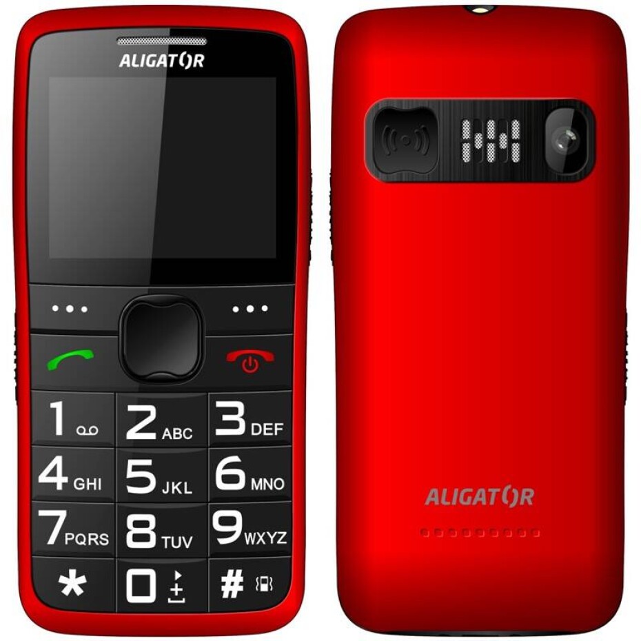 Aligator A675 Senior (A675RD) červený - main (0)