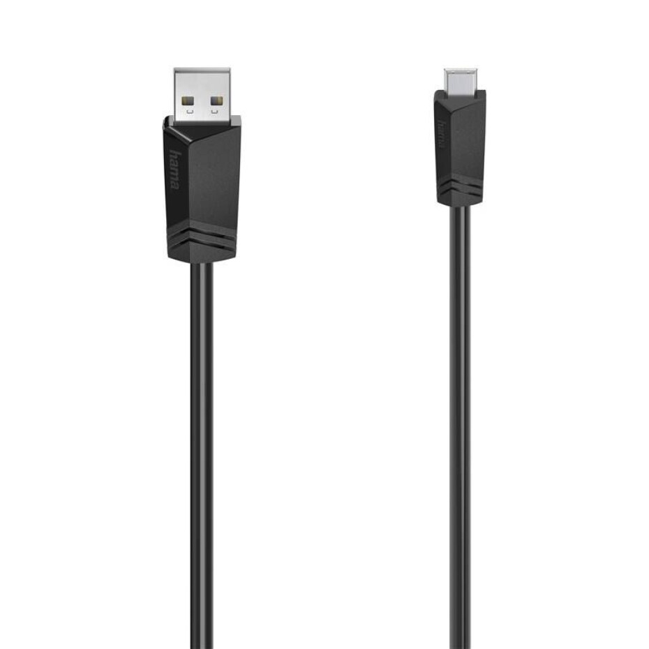 Hama USB/mini USB, 1,5m (200606) černý - main (0)
