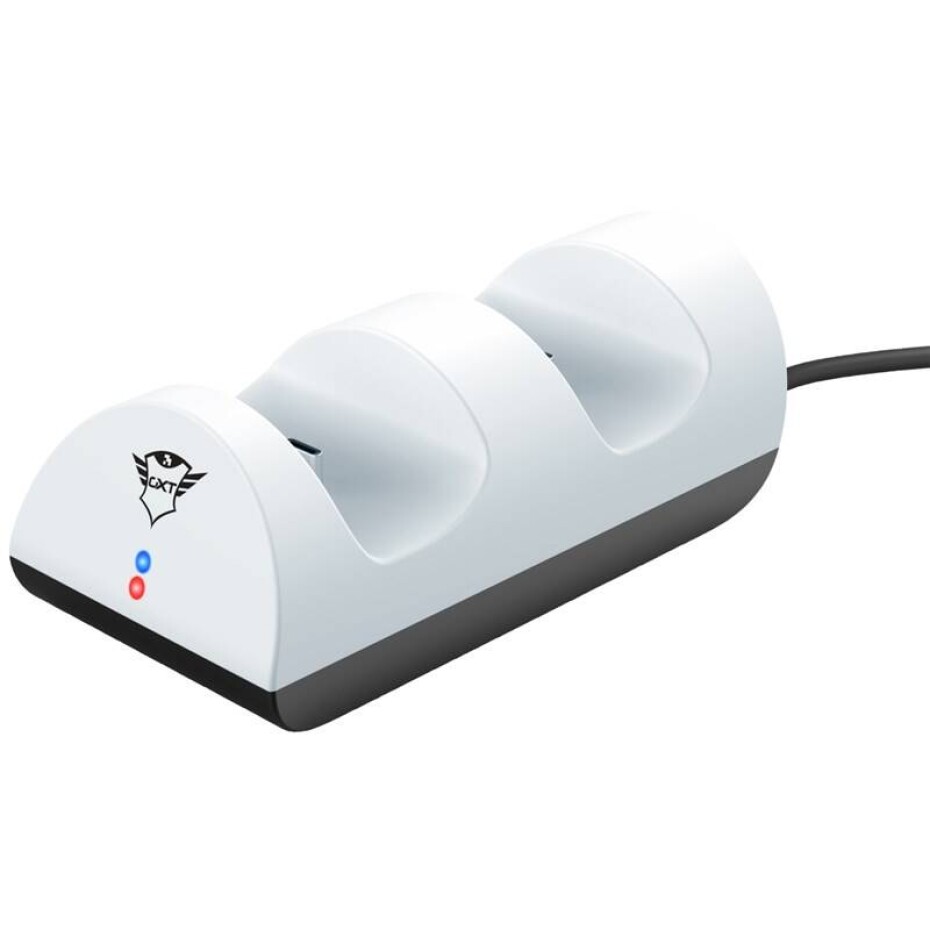 Trust GXT 254 Duo Charging Dock pro PS5 (24451) bílá - main (0)