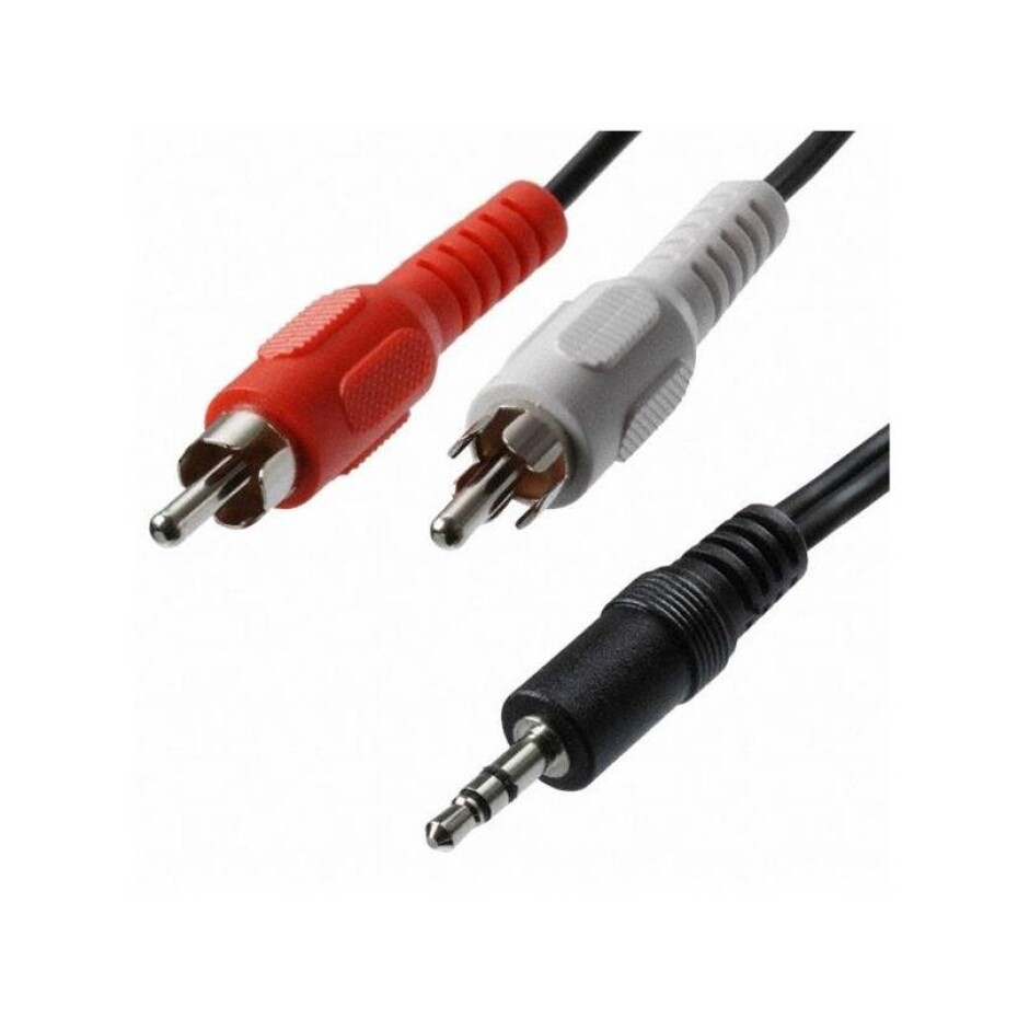 AQ Audio 3,5 mm jack  na 2x RCA konektor, M/M, 5 m (xaqca42050) - main (0)