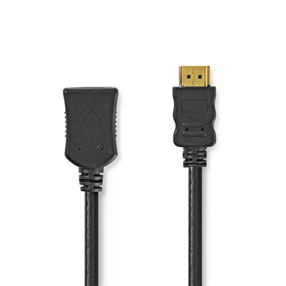Nedis High Speed HDMI s ethernetem, 4K 30 Hz, 10,2 Gbps, 1 m (CVGL34090BK10) černý - main (0)