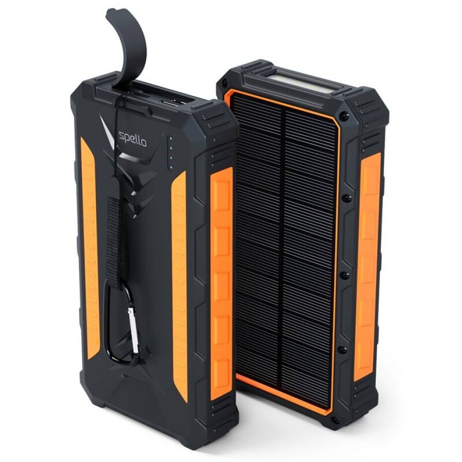 Spello by Epico 24 000 mAh Solar (9915101300219) černá/oranžová - main (0)