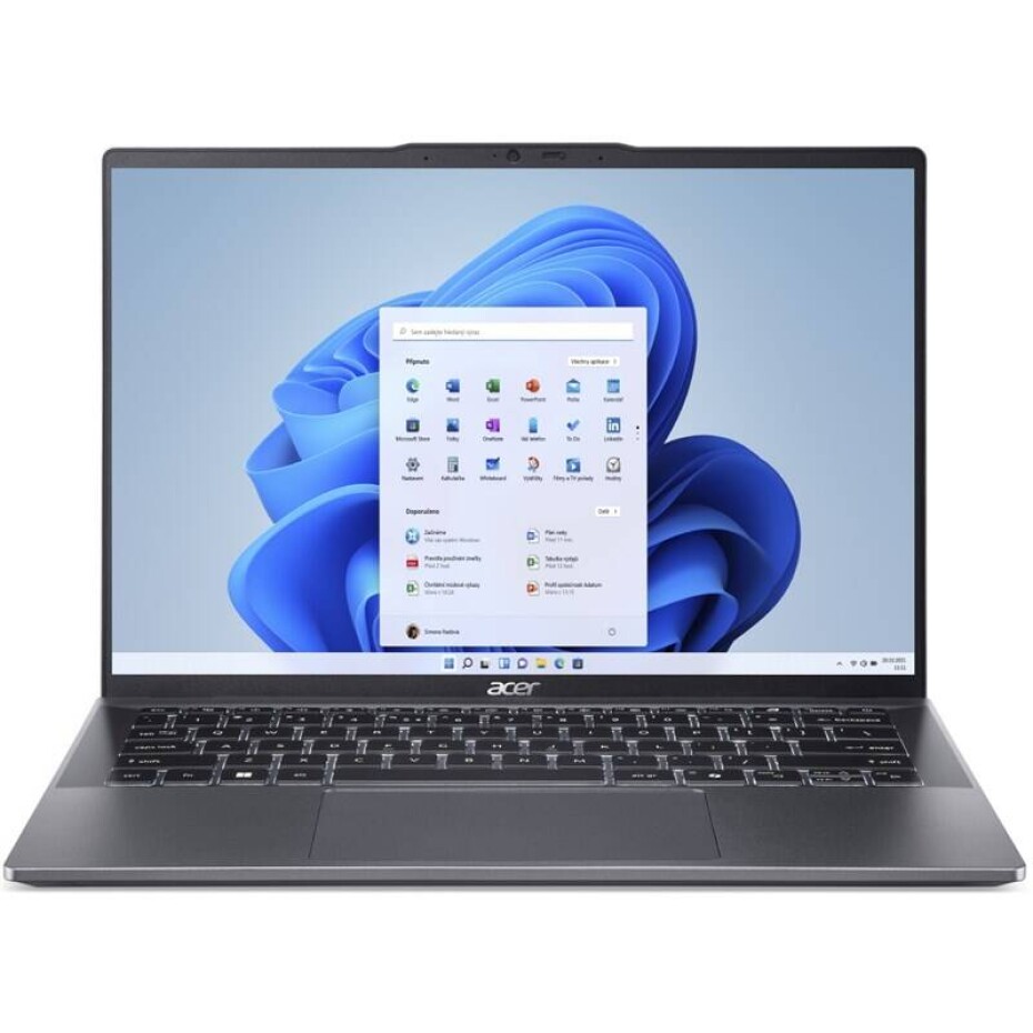 Acer Swift Go 14 (SFG14-63-R2QA) (NX.KTSEC.003) šedý - main (0)