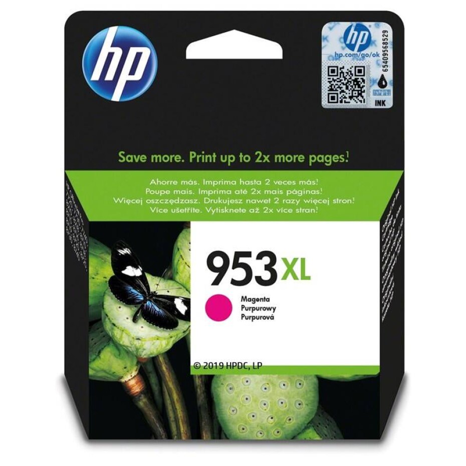 HP 953XL 1 600 stran (F6U17AE) purpurová - main (0)