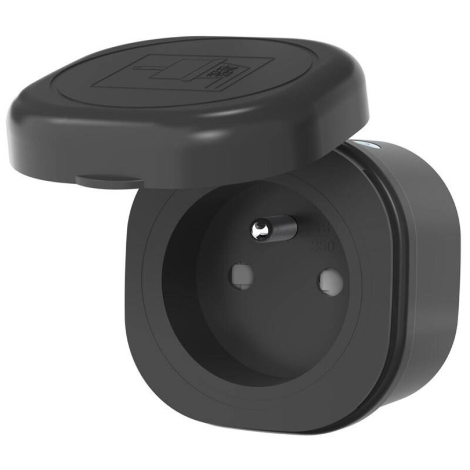 IMMAX NEO LITE Smart, venkovní, s kolíkem, typ E, IP44, Wi-Fi (07774L) černá - main (0)