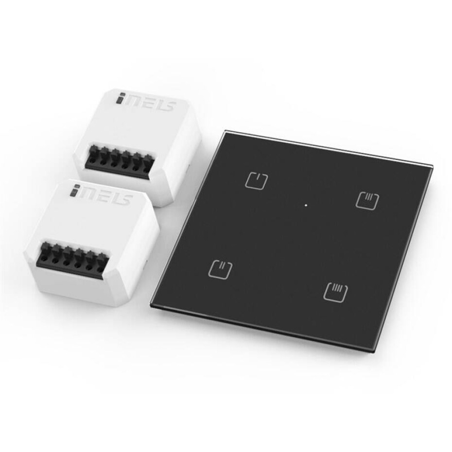INELS Luxury, bezdrátový (2x RFSAI-11B-SLRFGB-40/B) černý - main (0)
