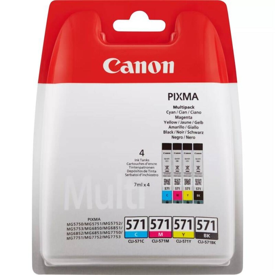 Canon CLI-571, 349 stran, CMYK (0386C005) - main (0)