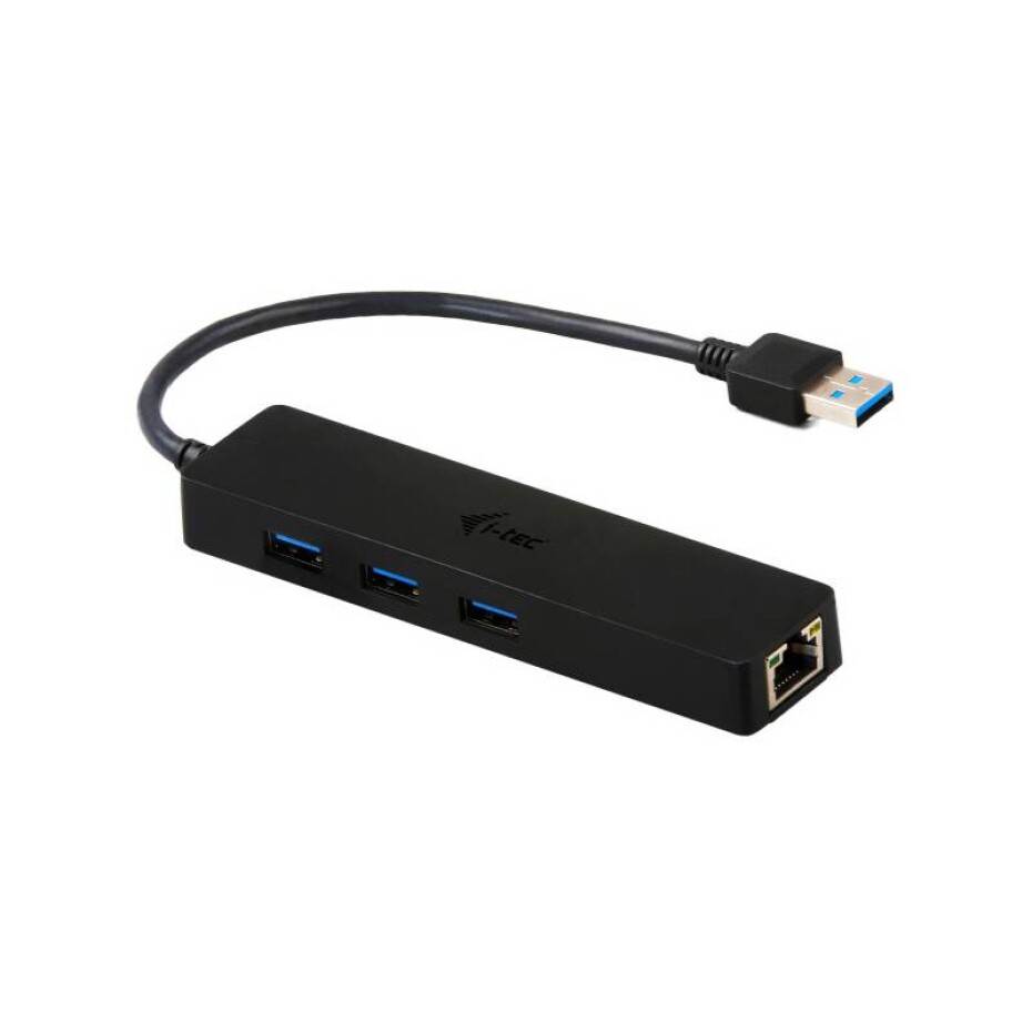i-tec USB 3.0 / 3x USB 3.0 + LAN (U3GL3SLIM) černý - main (0)