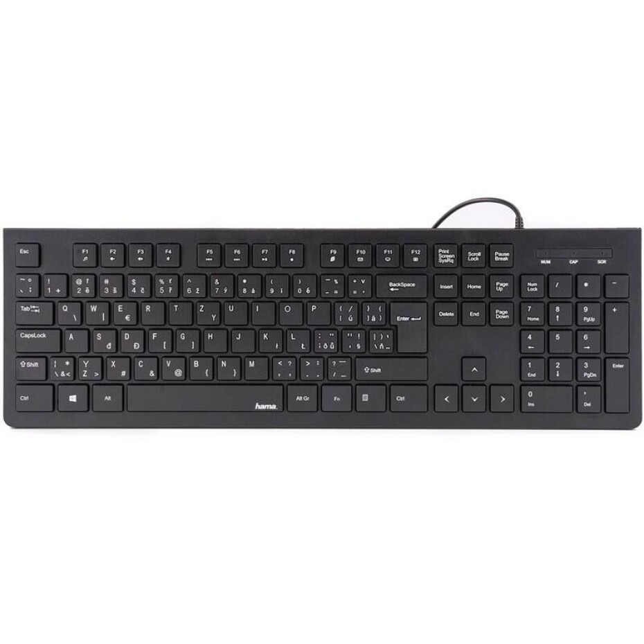Hama Basic KC-200, CZ/SK (182681) černá - main (0)