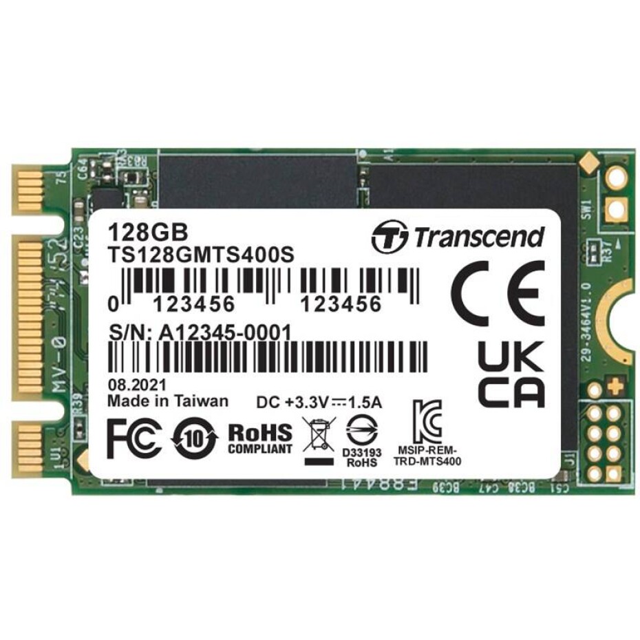 Transcend MTS400S 128GB M.2 2242 (TS128GMTS400S) - main (0)