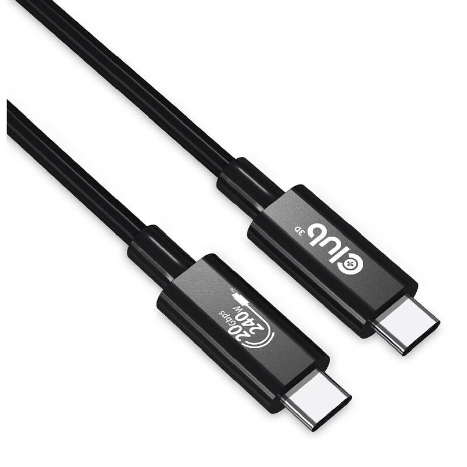 Club3D USB-C, 2m (CAC-1575) černý - main (0)